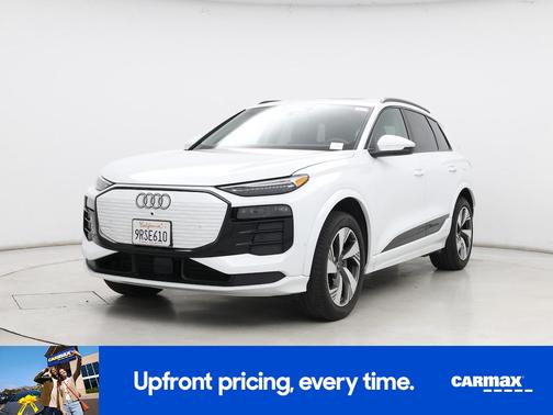 White 2025 Audi Q6 e-tron Premium Plus