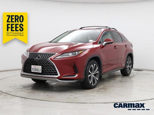 Red 2022 Lexus RX 450h