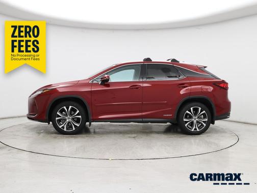 Red 2022 Lexus RX 450h
