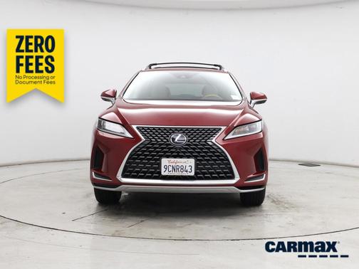 Red 2022 Lexus RX 450h