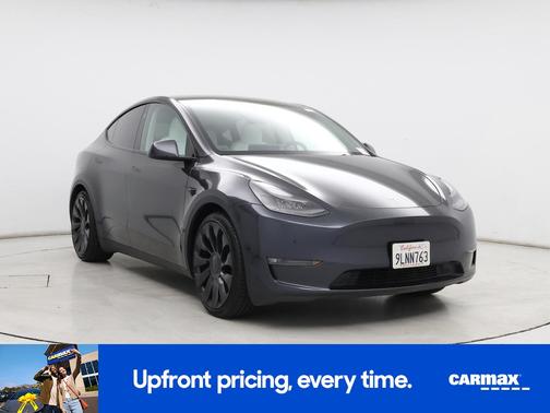 Gray 2024 Tesla Model Y Performance