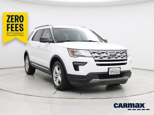 White 2018 Ford Explorer XLT