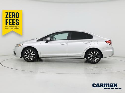 Silver 2015 Honda Civic EX-L