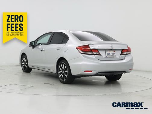 Silver 2015 Honda Civic EX-L