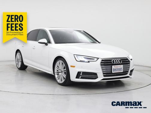 White 2017 Audi A4 Premium Plus