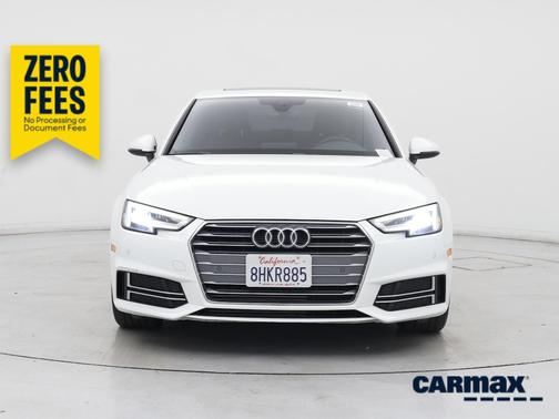White 2017 Audi A4 Premium Plus