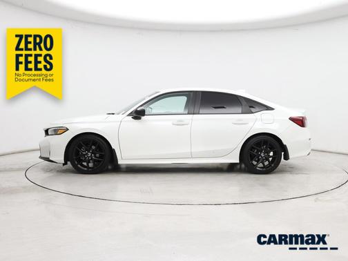 White 2025 Honda Civic Sport