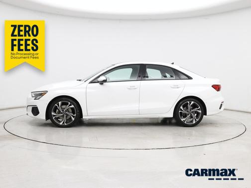 White 2023 Audi A3 Premium Plus