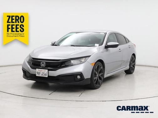 Gray 2019 Honda Civic Sport