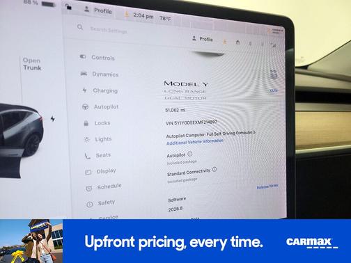 Gray 2021 Tesla Model Y Long Range