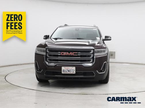 Burgundy 2021 GMC Acadia AT4