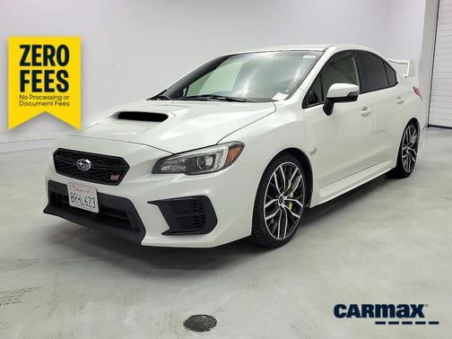 White 2020 Subaru WRX STI