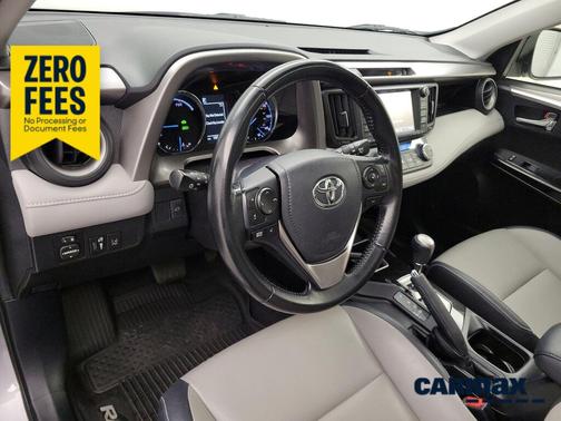 Silver 2018 Toyota RAV4 Hybrid Limited