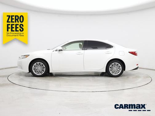 White 2015 Lexus ES 350