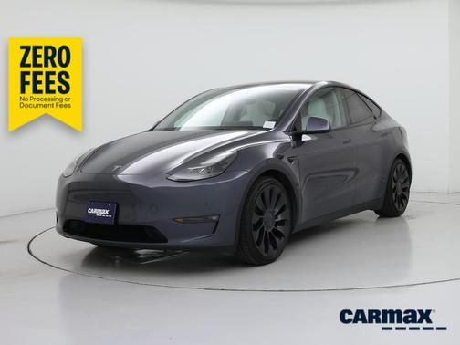 Gray 2023 Tesla Model Y Performance