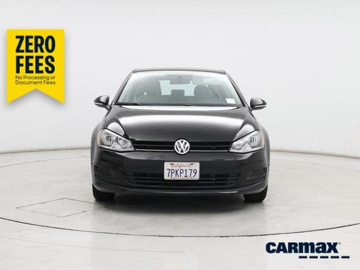 Black 2016 Volkswagen Golf S