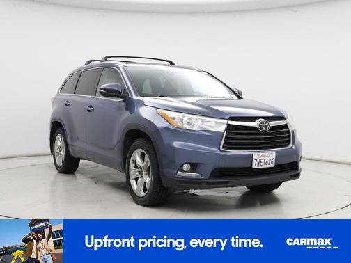 Blue 2016 Toyota Highlander Limited Platinum