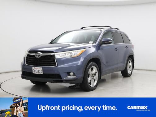 Blue 2016 Toyota Highlander Limited Platinum