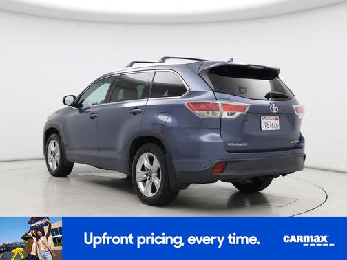 Blue 2016 Toyota Highlander Limited Platinum
