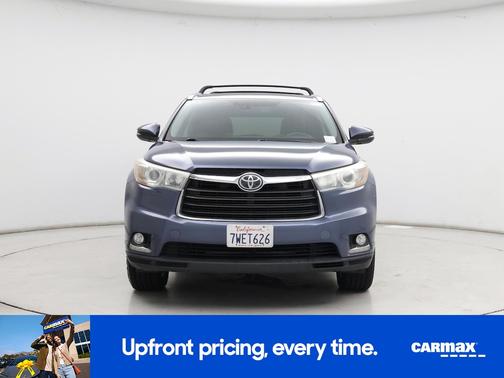 Blue 2016 Toyota Highlander Limited Platinum
