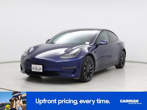 Blue 2023 Tesla Model 3 Performance