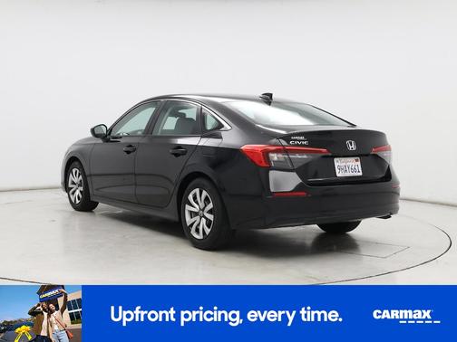 Black 2023 Honda Civic LX