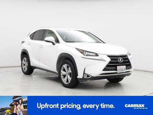 White 2017 Lexus NX 200t