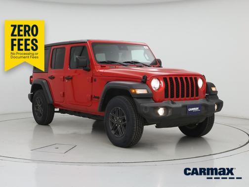 Red 2024 Jeep Wrangler Sport S