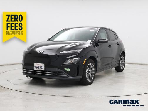 Black 2023 Hyundai KONA EV SEL