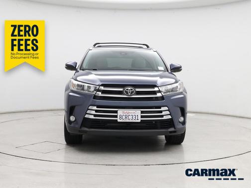 Blue 2018 Toyota Highlander Limited