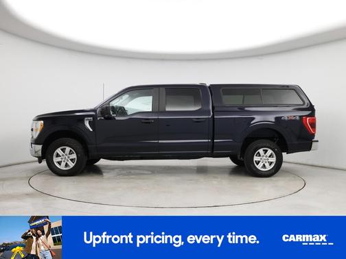 Blue 2021 Ford F-150 XLT