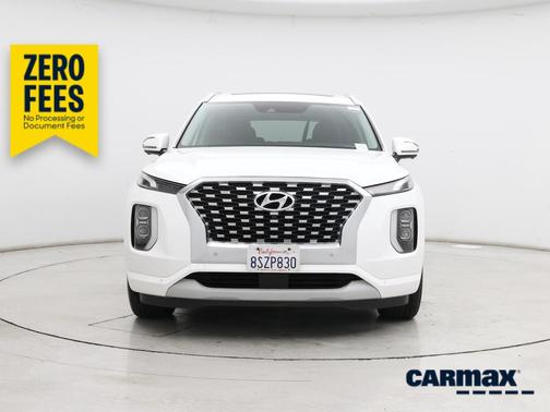 White 2021 Hyundai PALISADE Limited