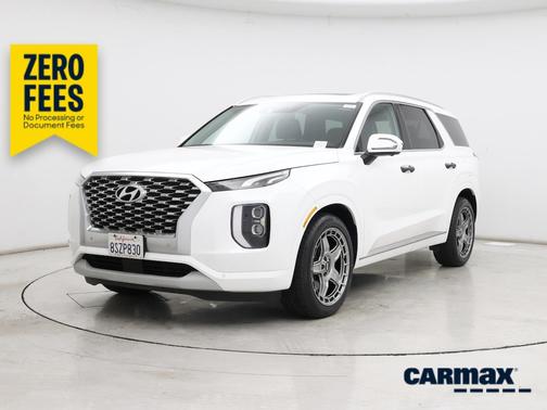 White 2021 Hyundai PALISADE Limited