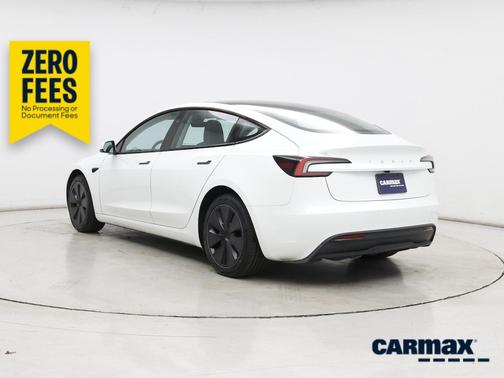 White 2025 Tesla Model 3 Long Range