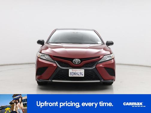Red 2018 Toyota Camry XSE