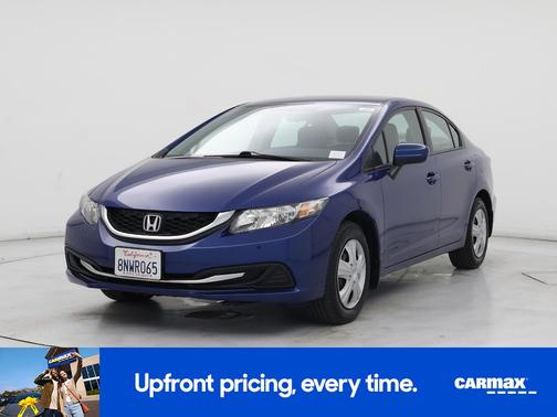 Blue 2015 Honda Civic LX