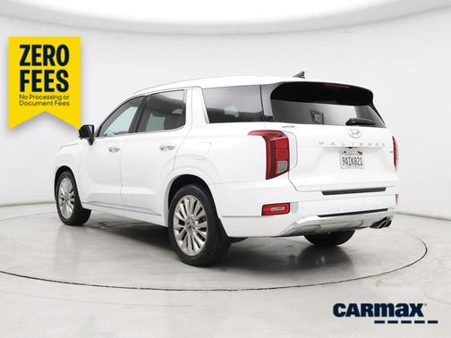 White 2020 Hyundai PALISADE Limited