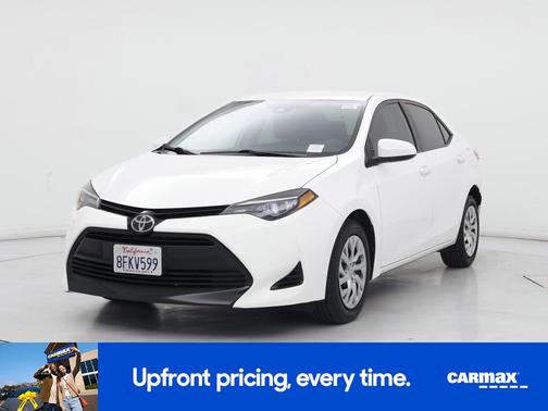 White 2017 Toyota Corolla LE
