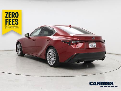 Red 2023 Lexus IS 300