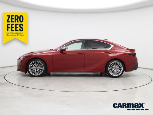 Red 2023 Lexus IS 300