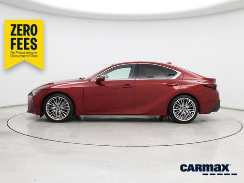 Red 2023 Lexus IS 300