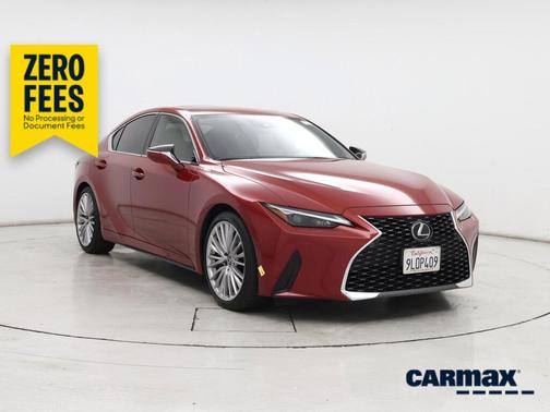 Red 2023 Lexus IS 300
