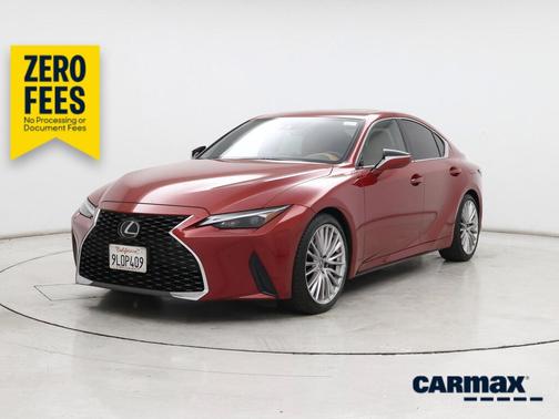 Red 2023 Lexus IS 300