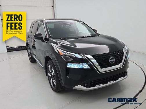Black 2022 Nissan Rogue Platinum