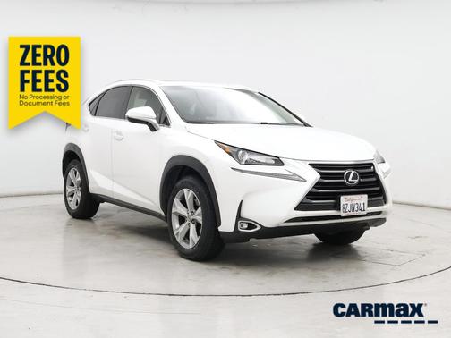 White 2017 Lexus NX 200t