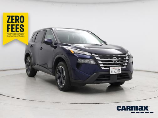 Blue 2025 Nissan Rogue SV