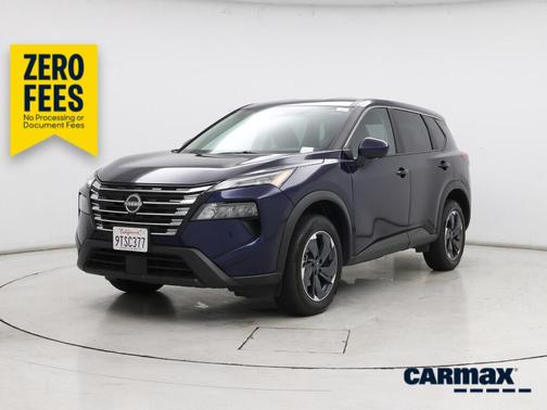 Blue 2025 Nissan Rogue SV