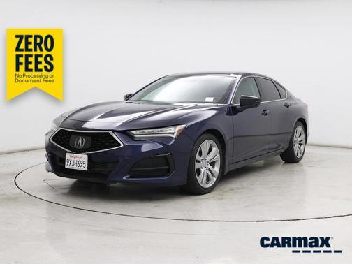 Blue 2021 Acura TLX Technology
