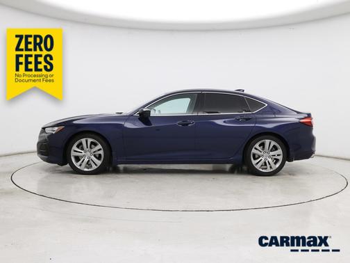 Blue 2021 Acura TLX Technology