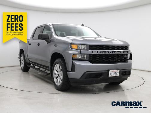 Gray 2020 Chevrolet Silverado 1500 Custom